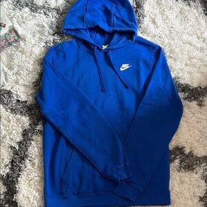 Nike Men's Royal Blue Pullover Hoodie